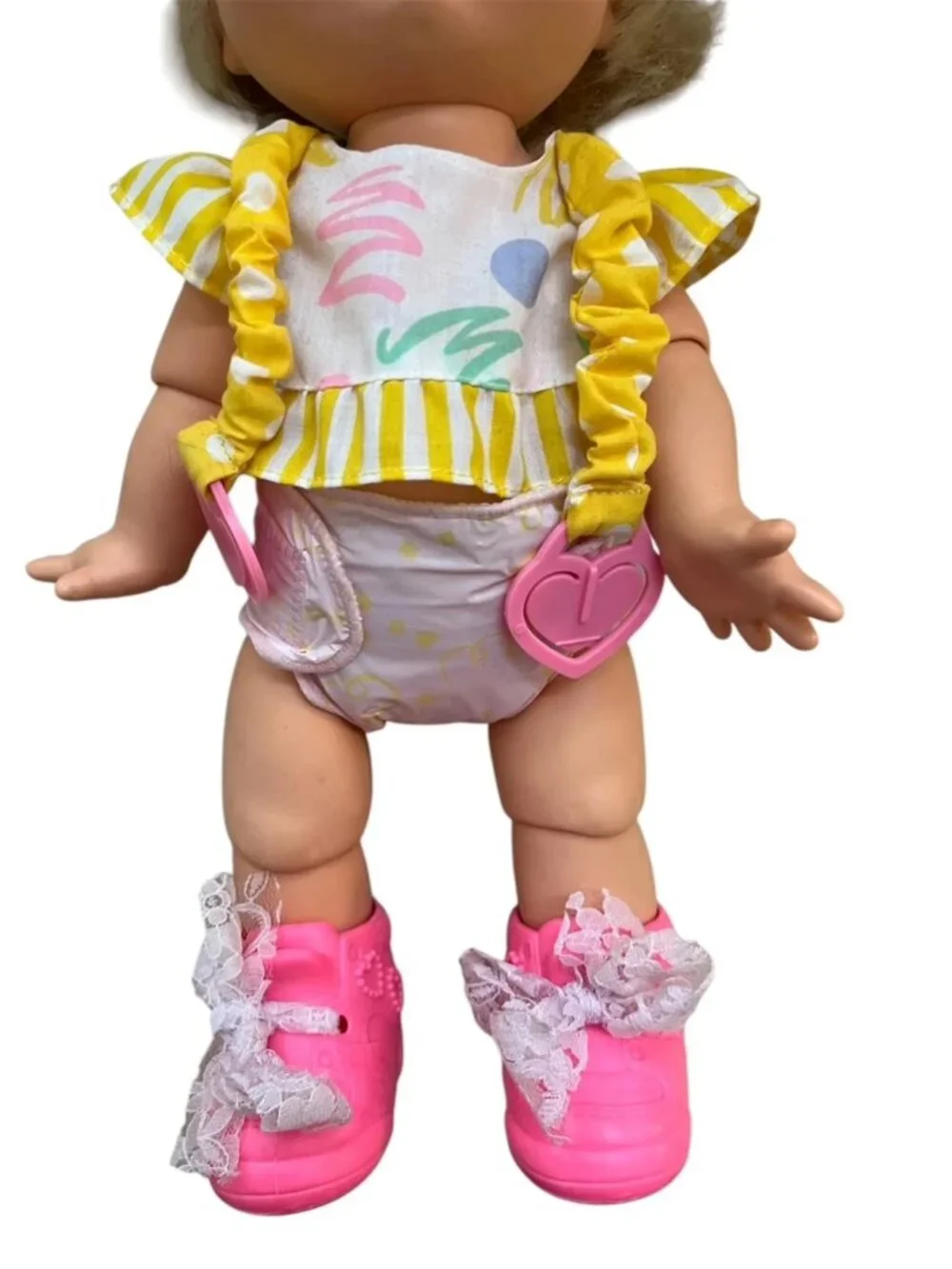 SARAH DOLL Baby Face #6 - Galoob Toys with Box - All Original Pouting Face 13" - Picture 6 of 10